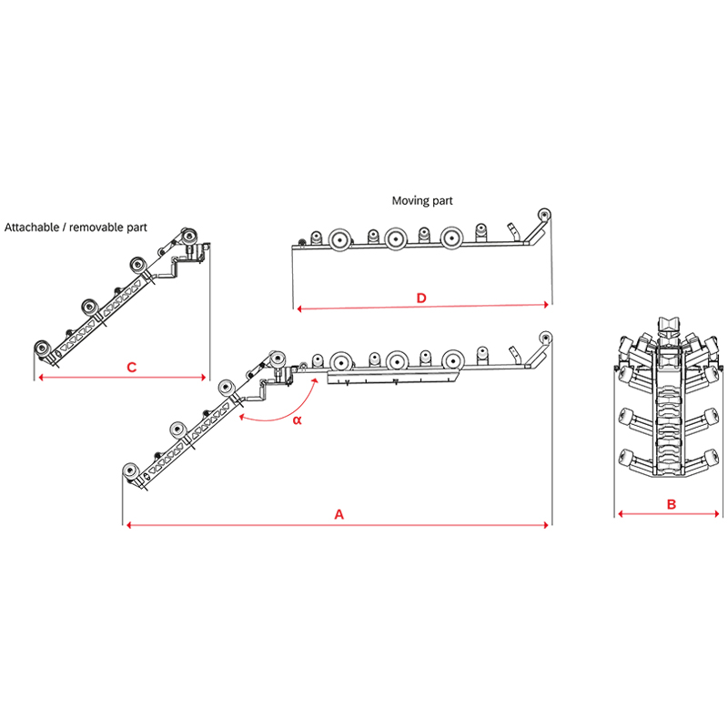 Tender sliding system 3524 